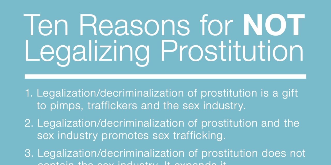 10 Reasons for not legalizing prostitution — COALITiON AGAINST TRAFFICKING IN WOMEN