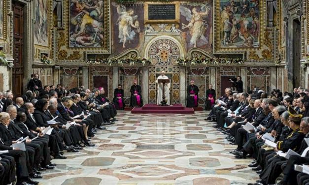 8 Jan 2018 — POPE’S SPEECH TO THE DIPLOMATS — World peace depends on right to life, Pope tells diplomats — The Pope warned against the movement to invent ‘new rights’ that clash with traditional morality