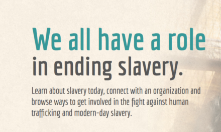 End Slavery Now believes we all have a role in ending slavery