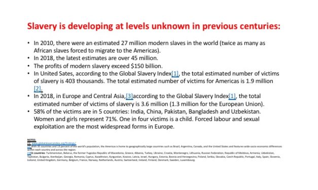 VIDEO — UN Headquarters, New York — PRACTICAL SOLUTIONS TO ERADICATE HUMAN TRAFFICKING  FRIDAY, NOVEMBER 9, 2018 10 a.m. – 4 p.m. / ECOSOC Chamber