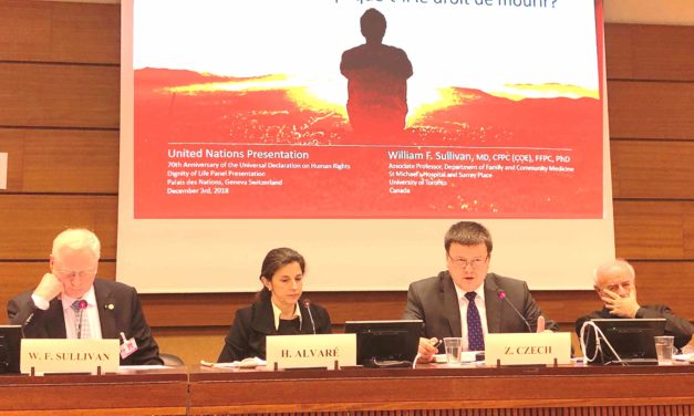 DIGNITY OF LIFE 3 DECEMBER 2018 : 70th Anniversary of the Universal Declaration of Human Rights