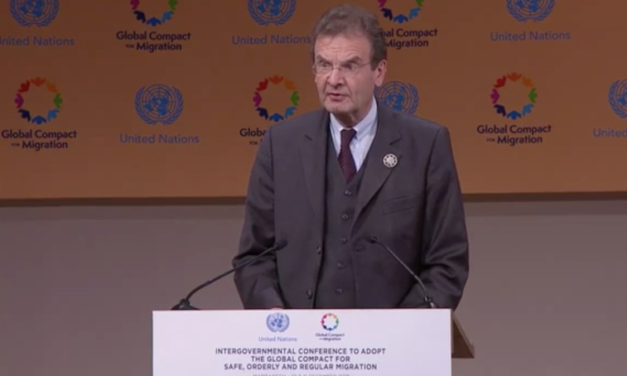 “Respect for the dignity of migrants and religious freedom must be a priority for all actors” — OM Grand Chancellor Albrecht von Boeselager’s Intervention at Marrakech Summit on Global Compact for Migration / 11 Dec. 2018