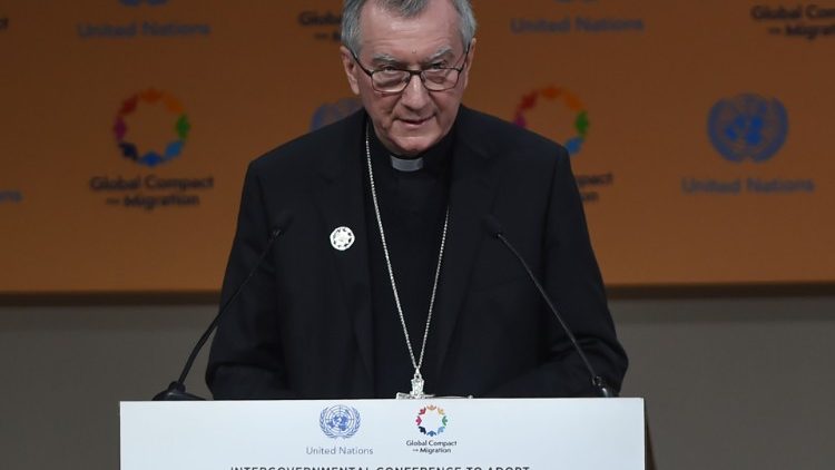 Holy See’s priorities for migrations : “We must work together to create conditions that allow communities and individuals to live in safety and dignity in their own countries.” — Global Compact for Safe, Orderly and Regular Migration, Marrakech Dec. 2018