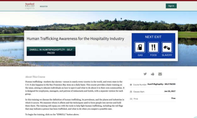 Stanford University: free Human Trafficking online course