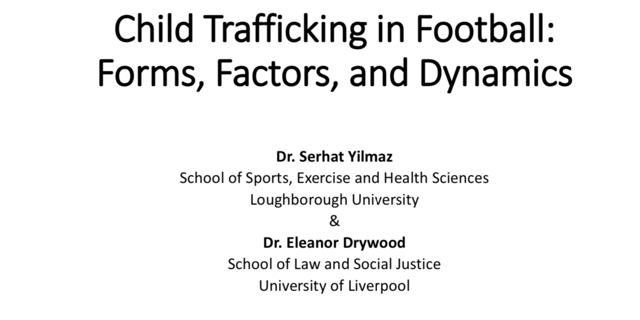 Contextualisation of the child trafficking in Football