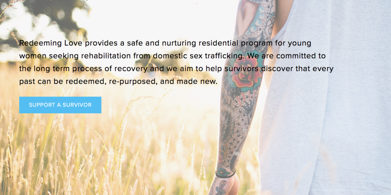 Shelter in US / California — Redeeming Love provides a safe and nurturing residential program for young women seeking rehabilitation from domestic sex trafficking