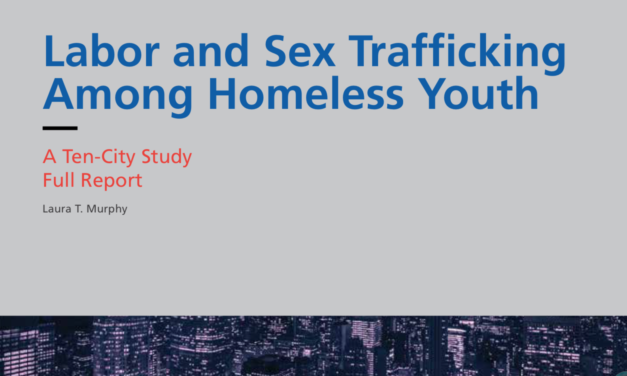 LOYOLA UNIVERSITY — This study provides a detailed account of labor and sexual exploitation experienced by homeless youth in Covenant House’s care in ten cities