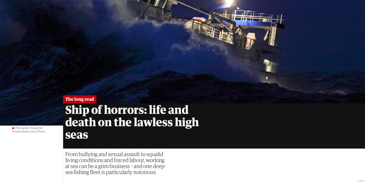 Ship of horrors: life and death on the lawless high seas — From bullying and sexual assault to squalid living conditions and forced labour, working at sea can be a grim business – and one deep-sea fishing fleet is particularly notorious