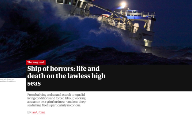 Ship of horrors: life and death on the lawless high seas — From bullying and sexual assault to squalid living conditions and forced labour, working at sea can be a grim business – and one deep-sea fishing fleet is particularly notorious