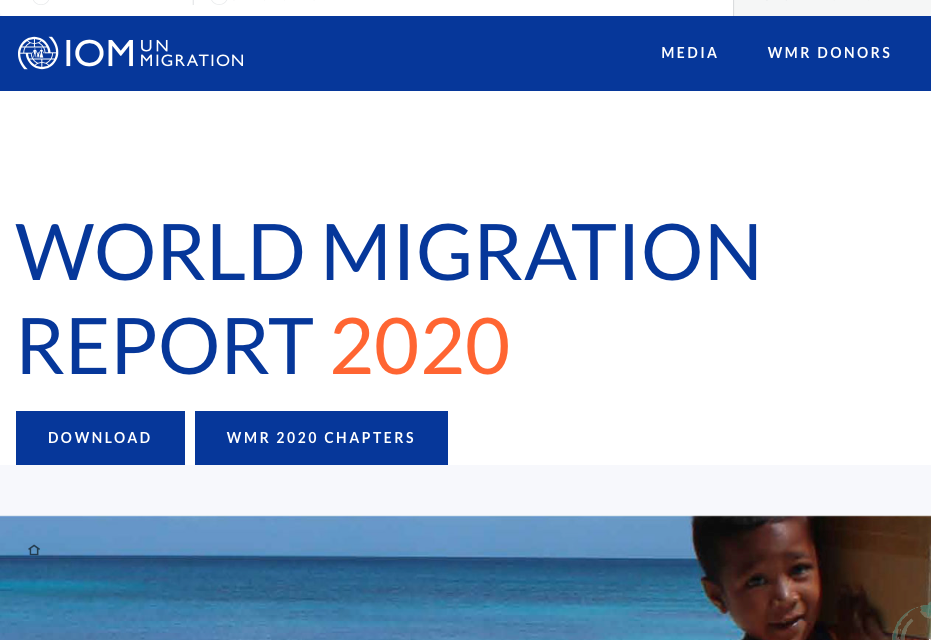 IOM — World Migration Report 2020