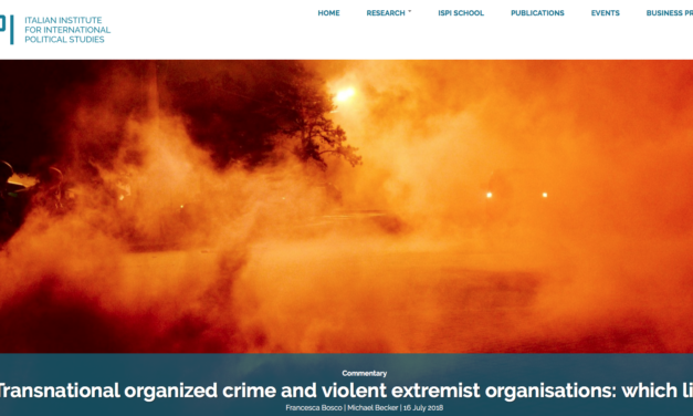 Transnational organized crime and violent extremist organisations: which links?