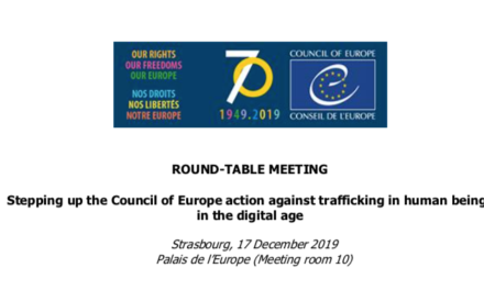 Stepping up the Council of Europe action against trafficking in human beings in the digital age