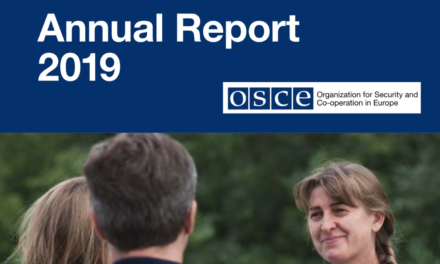 OSCE Annual Report 2019 — Organization for Security and Co-operation in Europe