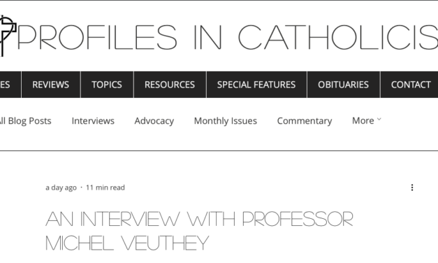 An Interview with Professor Michel Veuthey — by Gordon Nary