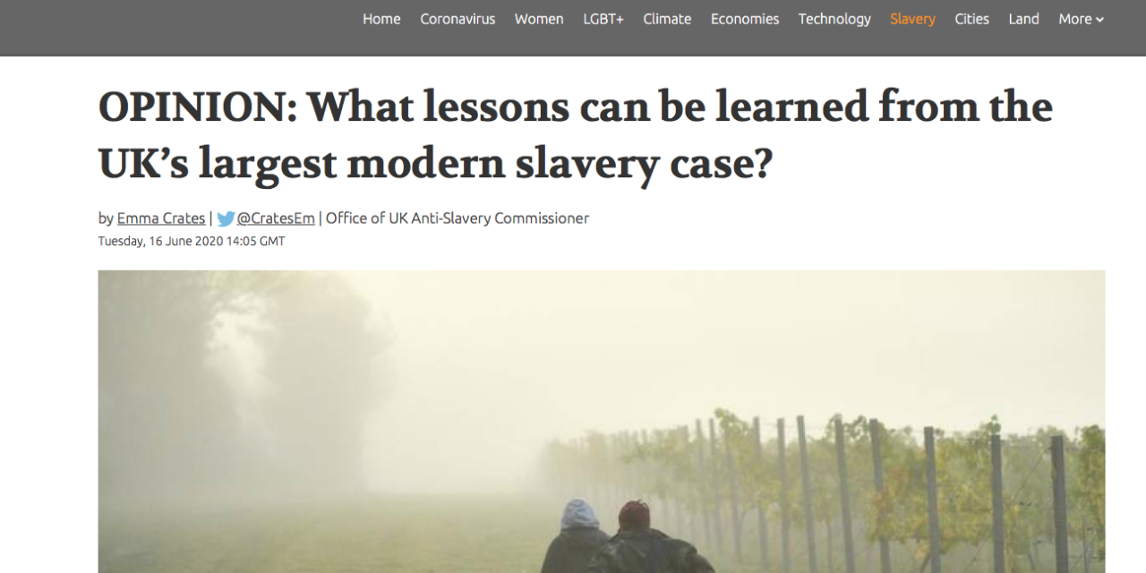 OPINION: What lessons can be learned from the UK’s largest modern slavery case?