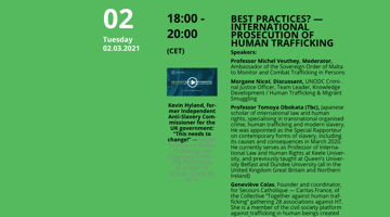 Poursuite pénale internationale de la traite des êtres humains — Meilleures pratiques ?