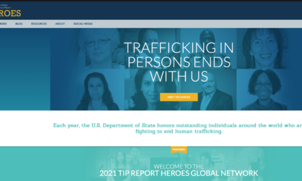 SR. IMELDA POOLE (Mary Ward Loreto (MWL) / RENATE) awarded U.S. Department of State Human Trafficking Heroes 2021