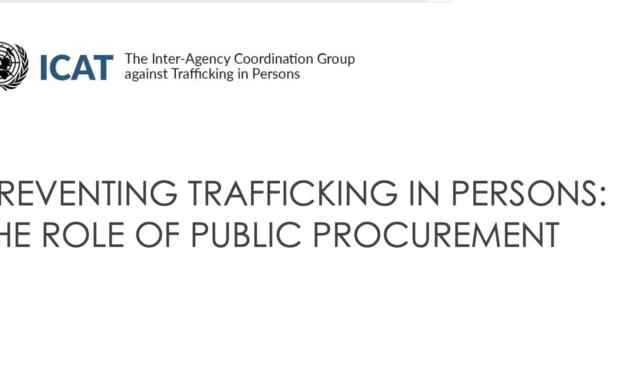 UN ICAT- High-Level Event on HumanTrafficking and Procurement / 27 September 2021 — Preventing Trafficking in Persons by Addressing Demand