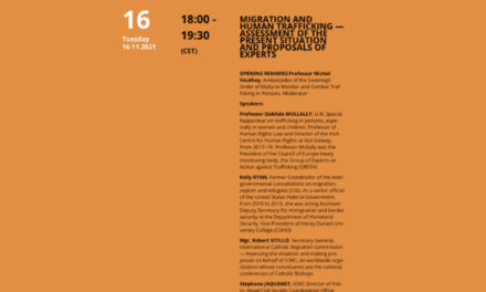 Migration And Human Trafficking — Assessment Of The Present Situation And Proposals Of Experts
