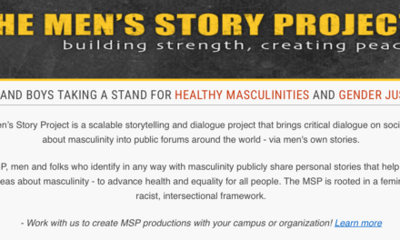 The Men’s Story Project is a scalable storytelling and dialogue project
