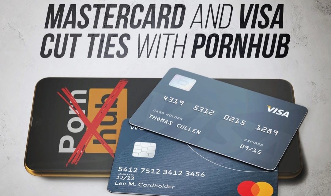 Visa, Mastercard pause ad buys with Pornhub following controversy