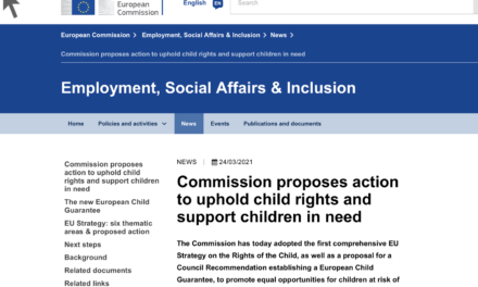 EUROPEAN COMISSION — Commission proposes action to uphold child rights and support children in need