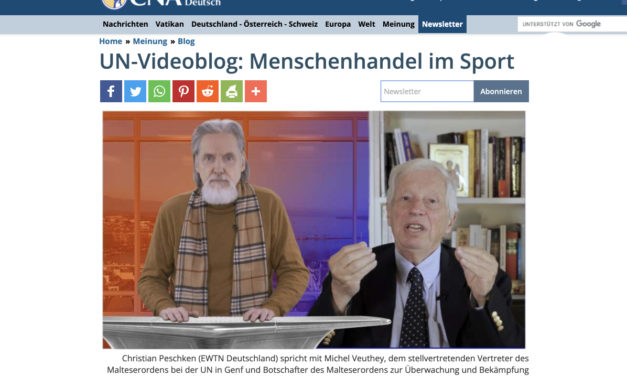 EWTN.TV | UN Blog — Human trafficking in sports with Michel Veuthey