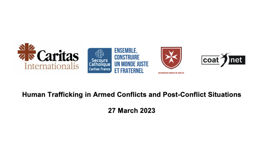 27 March 2023 — SIDE EVENT AT UN GENEVA: Human Trafficking in Armed Conflicts and Post-Conflict Situations