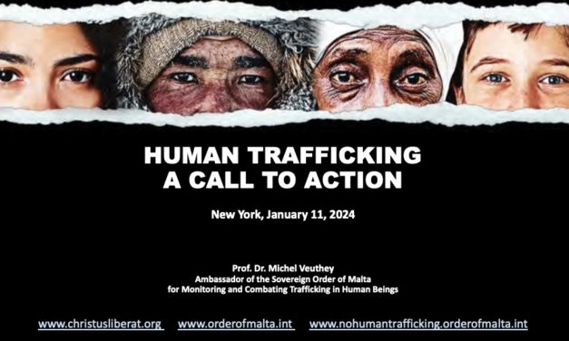 UN NEW YORK HEADQUARTERS SIDE-EVENT / JANUARY 11, 2024: HUMAN TRAFFICKING — PREVENTATIVE STRATEGIES AND CARE OF VICTIMS, A CALL TO ACTION AMONGST GOVERNMENT, CIVIL SOCIETY, AND HEALTH CARE PROFESSIONALS, REFLECTING PROGRESS TOWARDS SUSTAINABLE DEVELOPMENT GOALS 5.2 AND 8.7