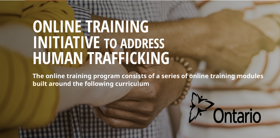 ONTARIO — General Training on Human Trafficking for Service Providers