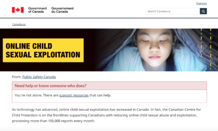 GOVERNMENT OF CANADA — Online child sexual exploitation