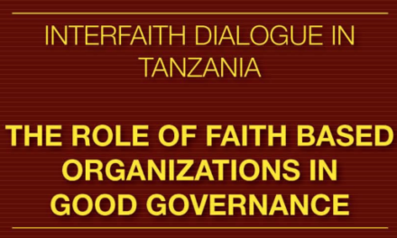 THE ROLE OF FAITH BASED ORGANIZATIONS IN GOOD GOVERNANCE — THE ROLE OF FAITH BASED ORGANIZATIONS IN GOOD GOVERNANCE