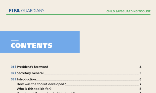 FIFA AND HT — CHILD SAFEGUARDING TOOLKIT FOR MEMBER ASSOCIATIONS