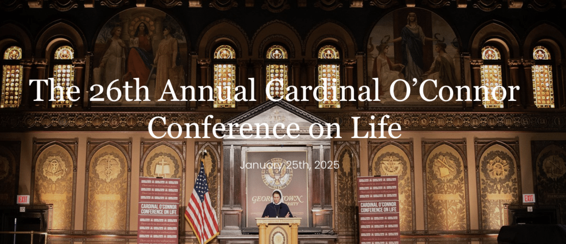 January 25th, 2025 — SR PATRICIA EBEGBULEM SSL — The 26th Annual Cardinal O’Connor Conference on Life — Life and Dignity: A Global Commitment