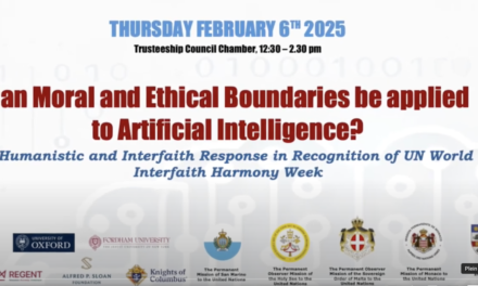 UN New York AI Conference — Can Moral and Ethical Boundaries be Applied to Artificial Intelligence? —  February 6th 2025