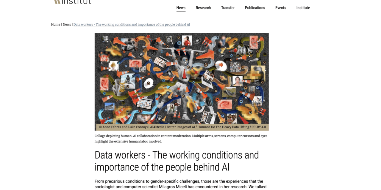 WEIZENBAUM INSTITUT — Data workers — The working conditions and importance of the people behind AI — A 2023 report from the World Bank published estimates that there are between 150 and 430 million data workers worldwide