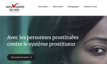 Le “Mouvement du Nid” est à la fois une association de terrain et un mouvement de société : il appelle à un engagement citoyen, politique et culturel contre le système de la prostitution et l’ensemble des violences contre les femmes