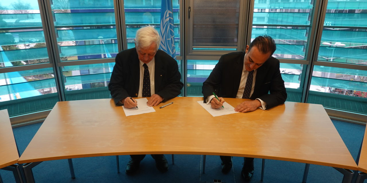 3 February 2025 — Signing of a Memorandum of Understanding with UNITAR to jointly organise courses on human trafficking